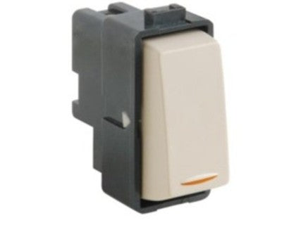 GENESIS MODULO INTERRUPTOR 9/12 CON N BEIGE 7005