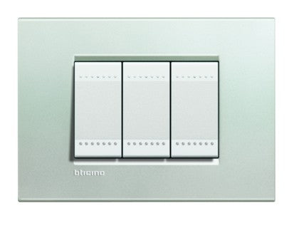 LIVING LIGHT PLACA 3 MODULOS PLATA LNA4803AG