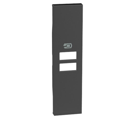 LIVING NOW CUBRE MODULO USB A+C 1 MODULO NEGRO KG13C