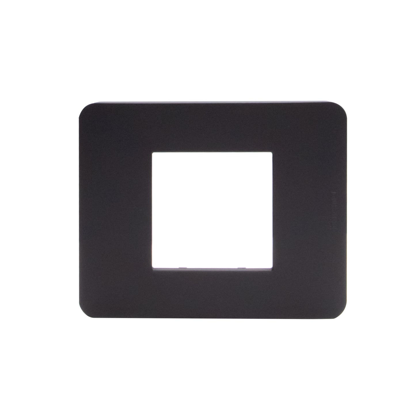 MATIX GO PLACA 2 MODULOS NEGRO JA4802JB