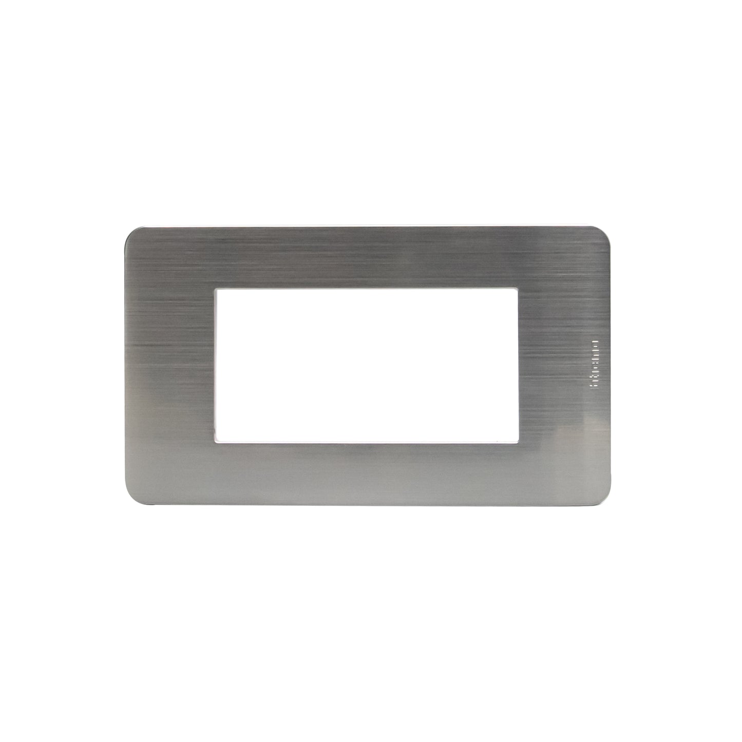 MATIX GO PLACA 4 MODULOS EF ACERO JA4804ES