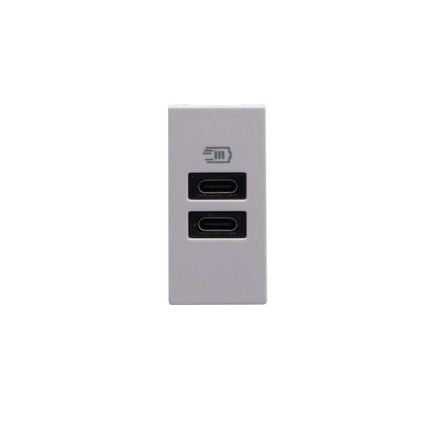 MATIX GO CARGADOR USB CC 1 MODULOS GRIS JG4191CC