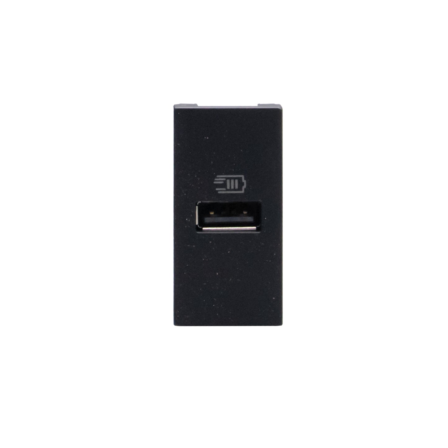 MATIX GO CARGADOR USB A 1 MODULO NEGRO JB4191A