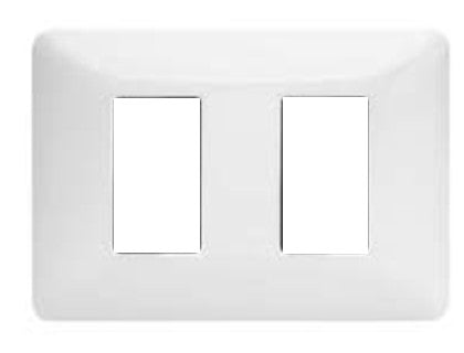 MATIX PLACA 2 MODULOS BLANCO AM503/2BN