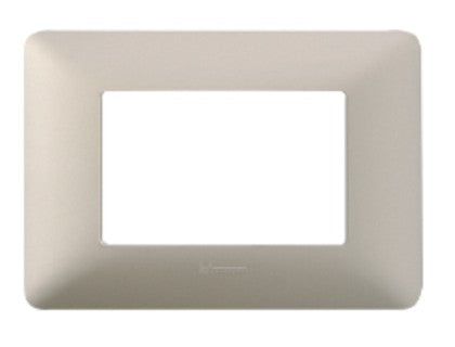 MATIX PLACA 3 MODULOS TITANIO CLARO AM503M3TC