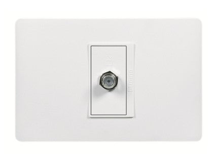 LUZICA ENCHUFE TV TIPO F ARMADO BLANCO PU1152