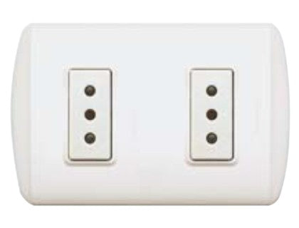 MODUS ENCHUFE DOBLE 10A ARM.BLANCO 1208BN