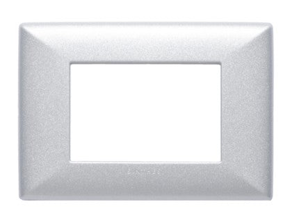 S22 PLACA 3 MODULOS ALUMINIO PLATA 220337