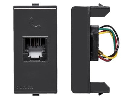 S22 MODULO ENCHUFE RJ-11 NOIR 224006