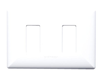 S17 PLACA 2 MODULO BLANCO 170201