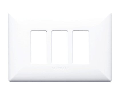 S17 PLACA 3 MODULO BLANCO 170301