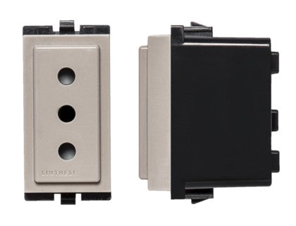 S17 MODULO ENCHUFE 2P+T 10A BEIGE 173002