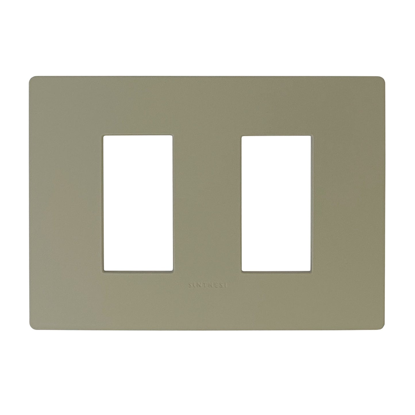 S33 PLACA 2 MODULOS BEIGE/MATE 330222