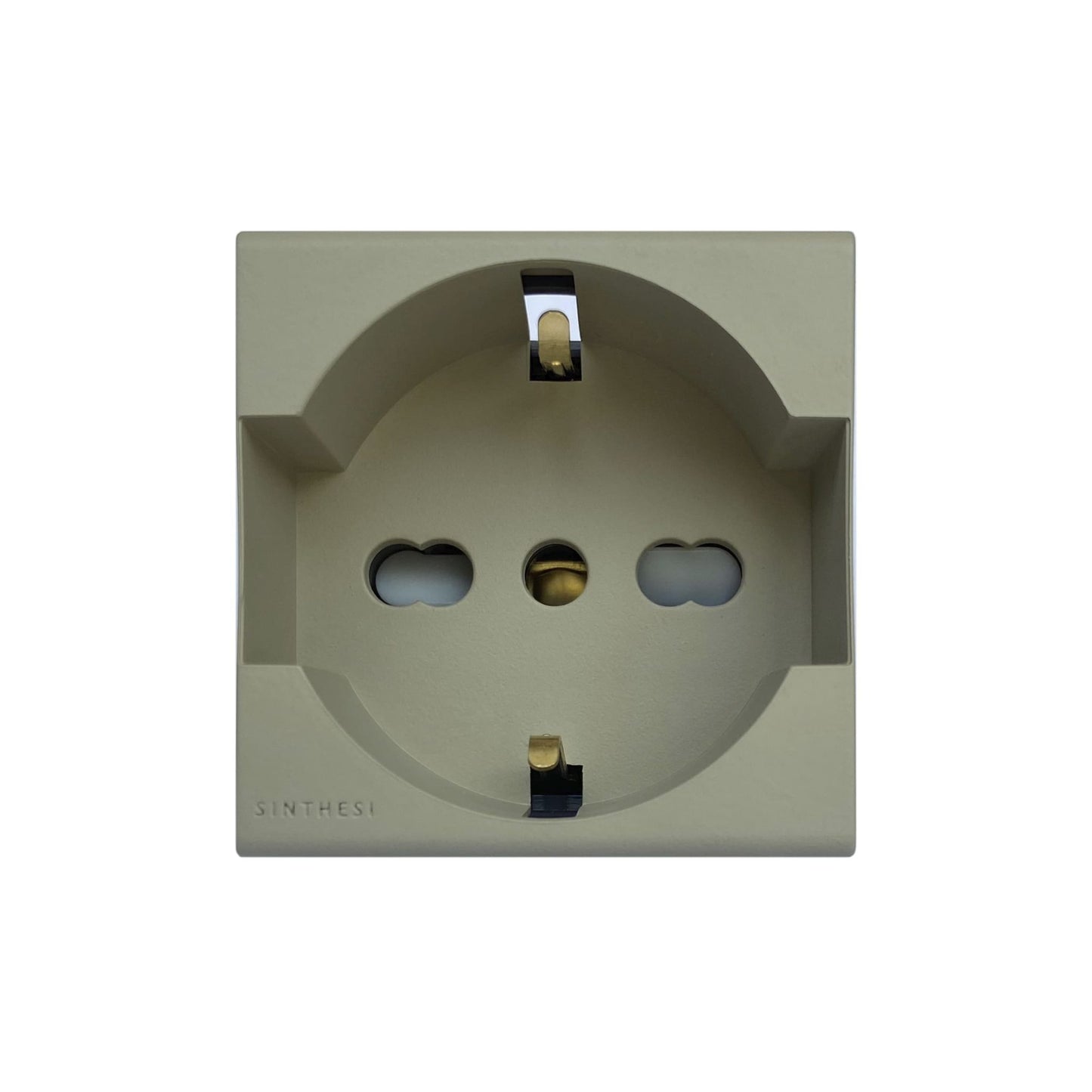 S33 MODULO ENCHUFE SCHUKO 10A BEIGE/MATE 333322