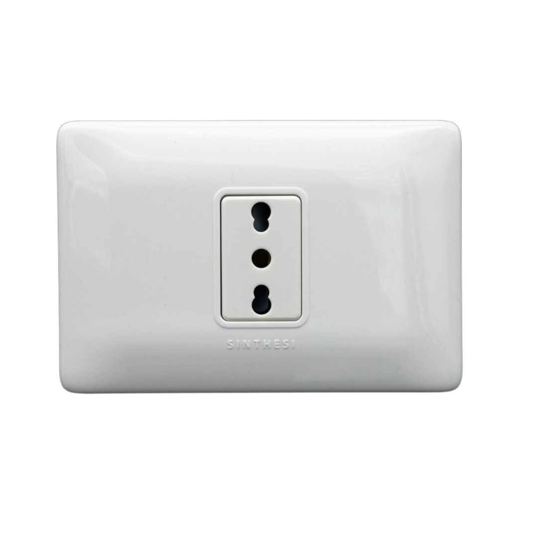 S12 MODULO ENCHUFE 10/16A SIMPLE ARMADO BLANCO 1295401