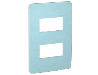 ORION PLACA 2 MODULOS BLANCO ORB. BLUE S733121615