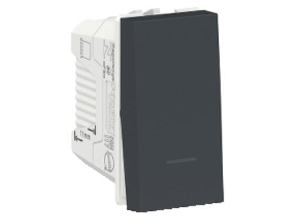 ORION INTERRUPTOR 9/12 16A 1 MODULO GRAFITO S70116194