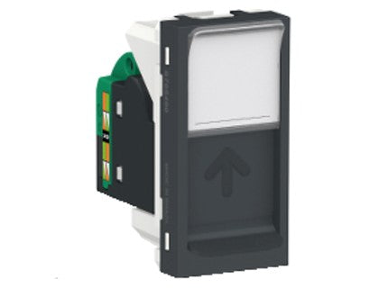 ORION ENCHUFE RJ-45 C5 1 MODULO GRAFITO S70540094