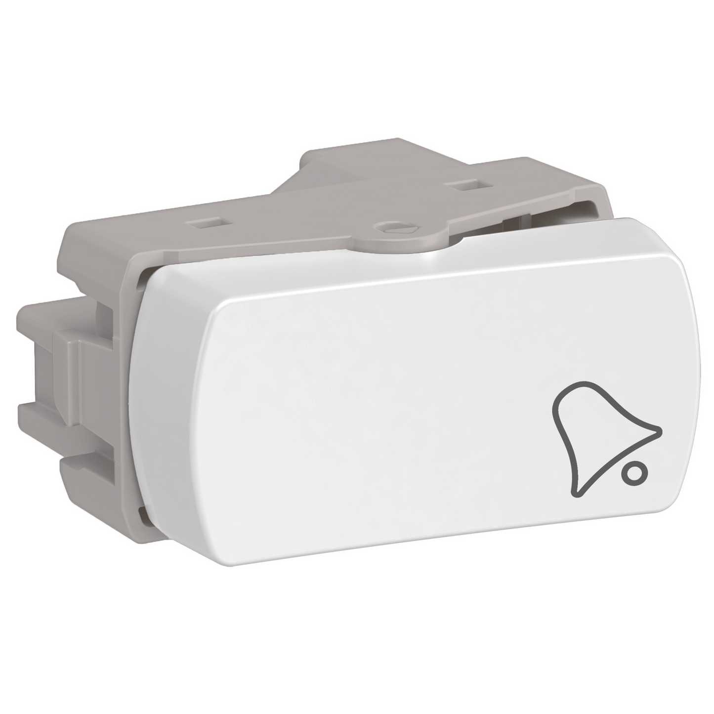 MILUZ MODULO INTERRUPTOR PULSADOR 250V BLANCO S3B72460