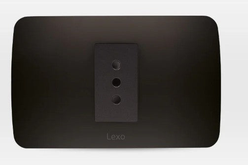 LEXO ENCHUFE SIMPLE 10A ARMADO GRAFITO 5580107E