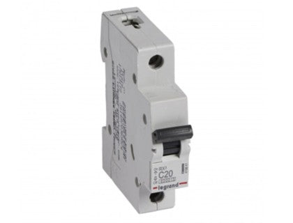 INTERRUPTOR TERMOMAGNETICO 1X20A C6 06KA 419841