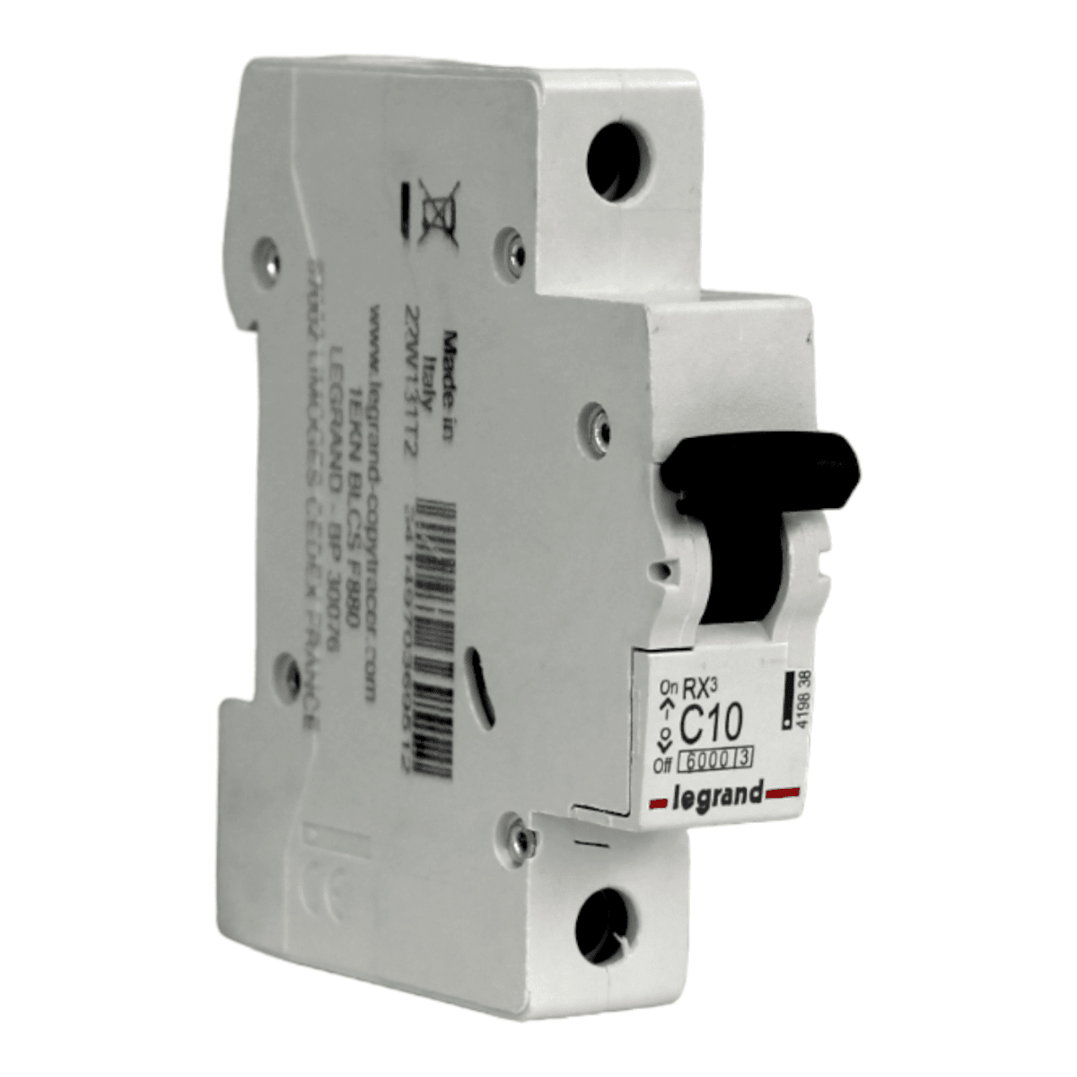 INTERRUPTOR TERMOMAGNETICO 1X10A + NEUTRO C6 06KA 419849