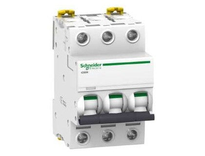 INTERRUPTOR TERMOMAGNETICO 3X63A CURVA C 10KA A9F77363