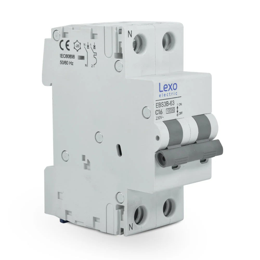 LEXO INTERRUPTOR TERMOMAGNETICO1P+N 16A 10KA C 5350016
