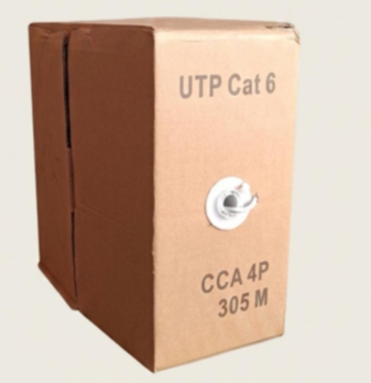 CABLE UTP CATEGORIA 6 CAJA 305 MTS