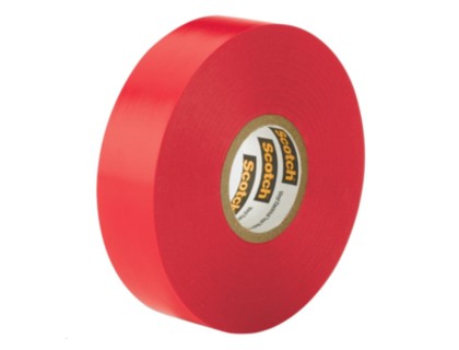 CINTA PLASTICA 3M #35 ROJO