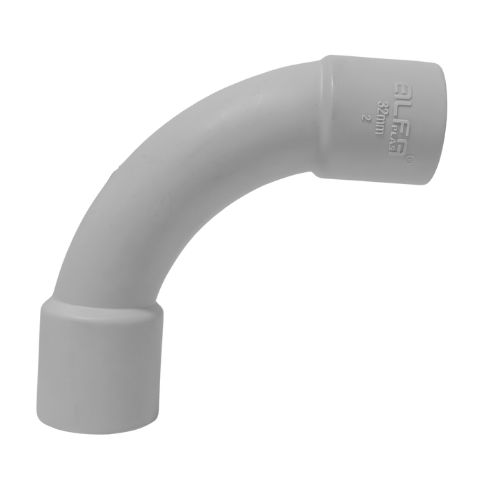 CURVA P/CONDUIT LIBRE HALOGENO GRIS 32MM
