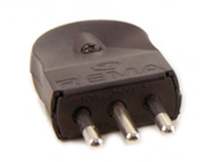 ENCHUFE MACHO 2P+T 10A NE REMA