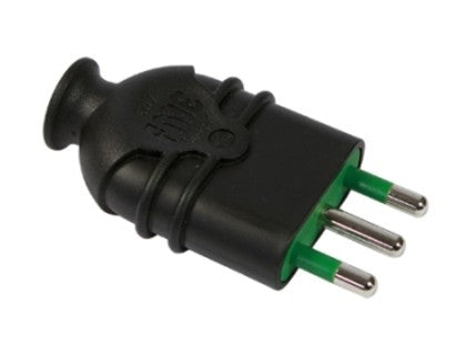 LEXO ENCHUFE VOLANTE MACHO 2X16A + TAPA