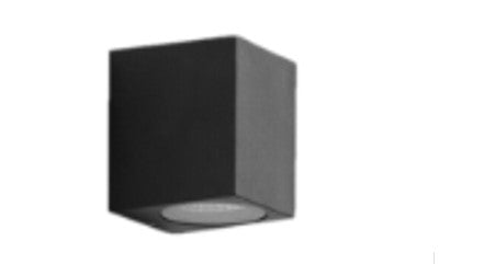 APLIQUE EXTERIOR RECTANGULAR 1xGU10 IP54 GRAF.MATE