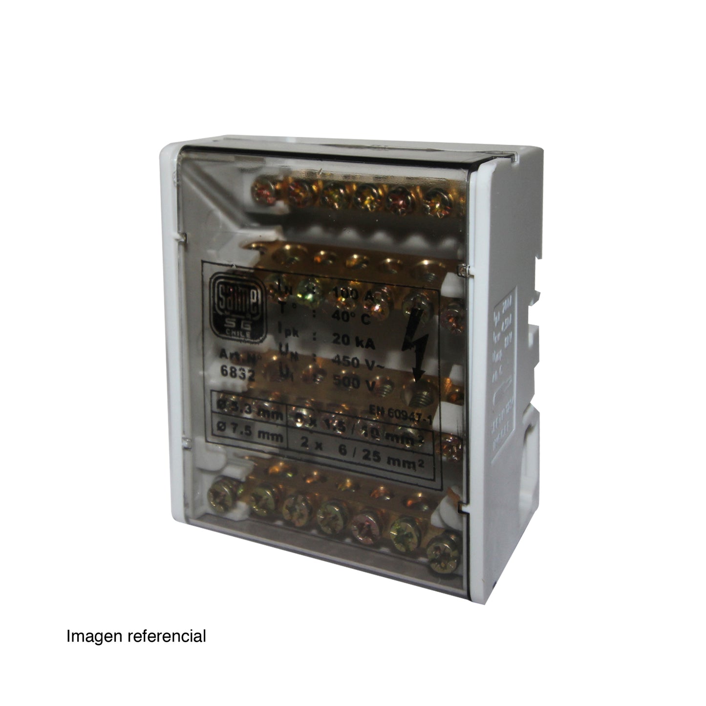 REPARTIDOR TETRAPOLAR 100A 6832-VA