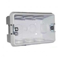 CAJA RECTANGULAR LISA ZAMA C/OREJA METALICA 12E