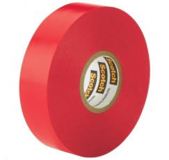 CINTA PLASTICA 3M #35  ROJO