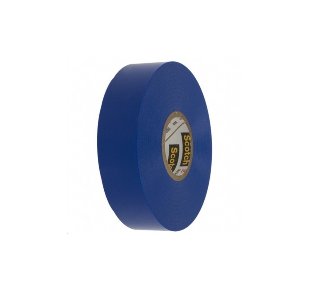 CINTA PLASTICA 3M #35  AZUL