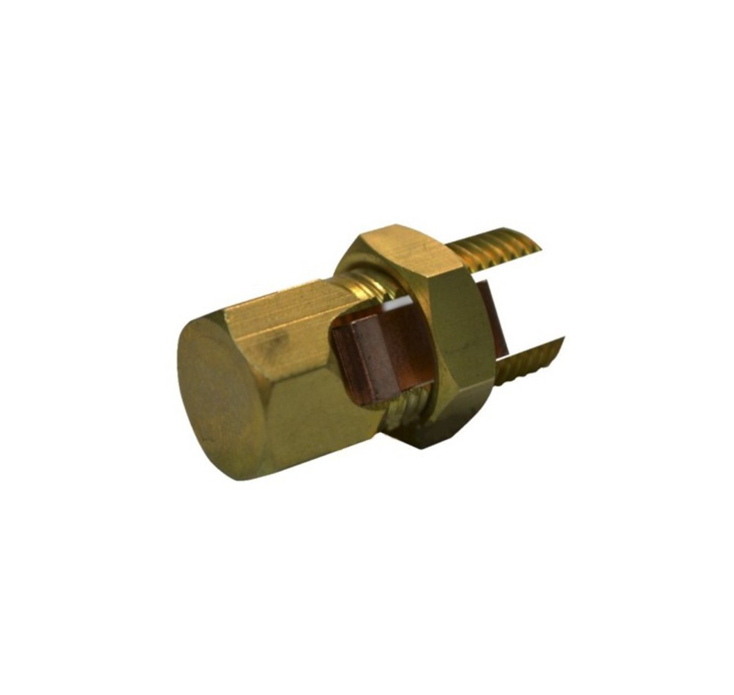 CONECTOR BRONCE  AZ   4 0/0 P/MALLA