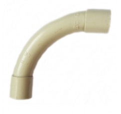 CURVA P/CONDUIT LIBRE HALOGENO GRIS 25MM