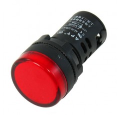 LAMPARA PILOTO LED ROJO 22MM 