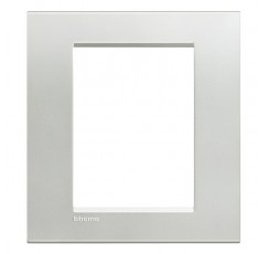 LIVING LIGT TAPA 3+3 PLATA.LNA4826AG