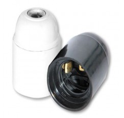 PORTALAMPARA BAQUELITA E.27 BLANCO MAR #0030