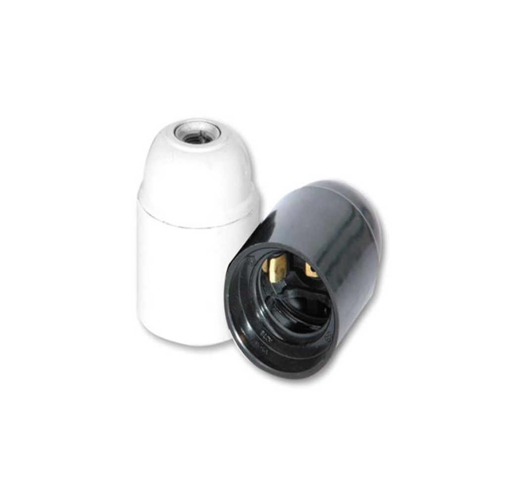 PORTALAMPARA BAQUELITA E.27 BLANCO MAR #0030