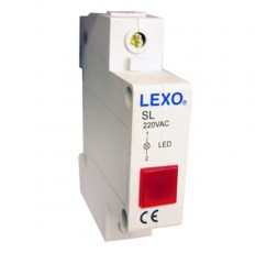 INDICADOR LUMINOSO DIN 250V RO.LEXO