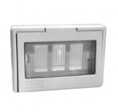 TAPA RECTANGULAR PVC 3P IP44 TECHNOVA