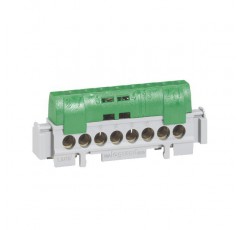 REGLETA CONEXION 8 SALIDAS VERDE 04832