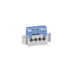 REGLETA CONEXION 4 SALIDAS AZUL 04840