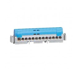 REGLETA CONEXION 8 SALIDAS AZUL 04842
