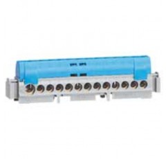 REGLETA CONEXION 12 SALIDAS AZUL 04844